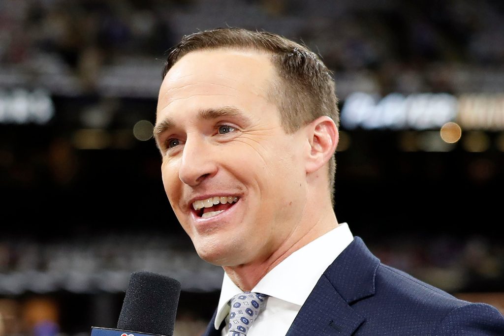 Drew Brees Makes His NBC Debut Internet Amazed by His New Hair